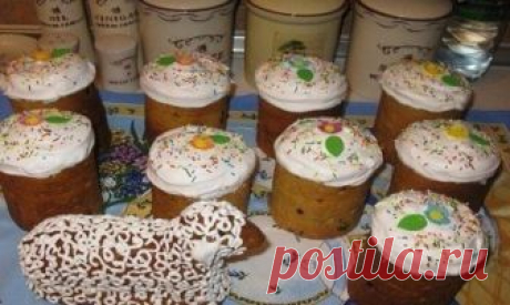 Готовимся к пасхе: пышный пасхальный кулич Для меня это самый лучший рецепт!