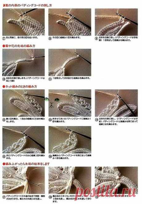 РУМЫНСКОЕ КРУЖЕВО... мотивы... схемы... поэтапность исполнения... много...