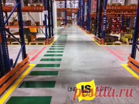 Сигнальная Разметка [маркировка] помещений Складов Производств | Услуги Москва МО | Цены