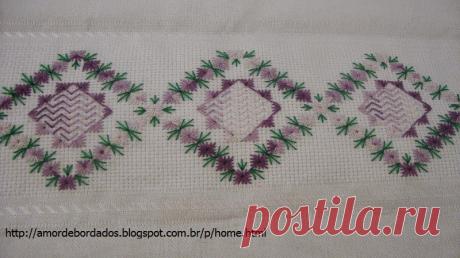 BORDADOS COM AMOR: Ponto Crivo