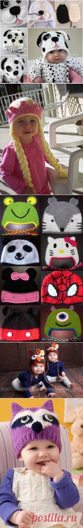 ДЕТСКИЕ ШАПОЧКИ.МОРЕ ИДЕЙ!!!