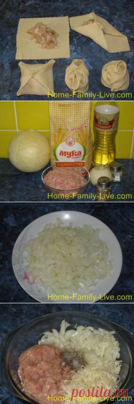 Манты розочки - пошаговый фоторецепт мантов необычной формовки