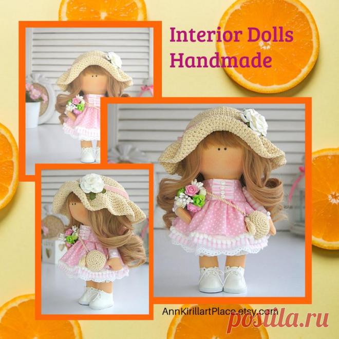 Decor Art Doll Handmade Interior Design Rag Doll Baby Room | Etsy