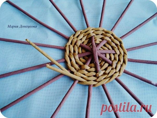 Фото мастер-класс. | Плетение из газет/\ ДНО