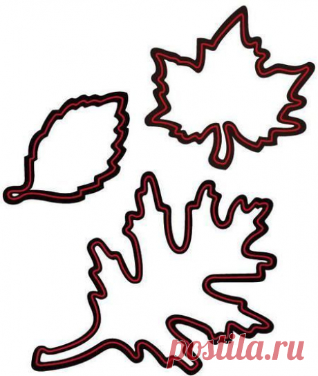 Ножи для вырубки Darice Embossing Folder - Cut Leaves DAR-2014-21