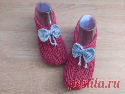 Тапочки для новичков  Моя любимая моделька