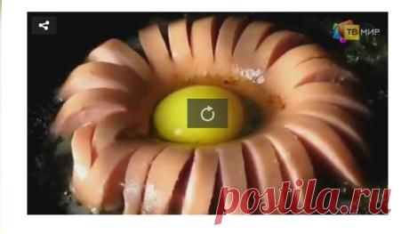 Жареные сосиски с перепелиными яйцами – видео рецепт / Простые рецепты