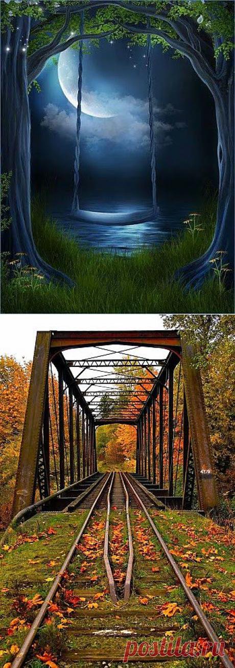 заброшеный мост