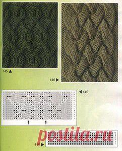 193 узора спицами от Burda