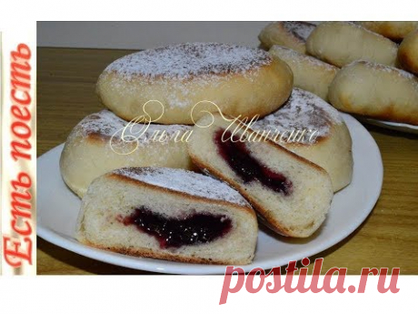 Жарю пирожки без масла на сковороде/I fry pies without butter in a pan