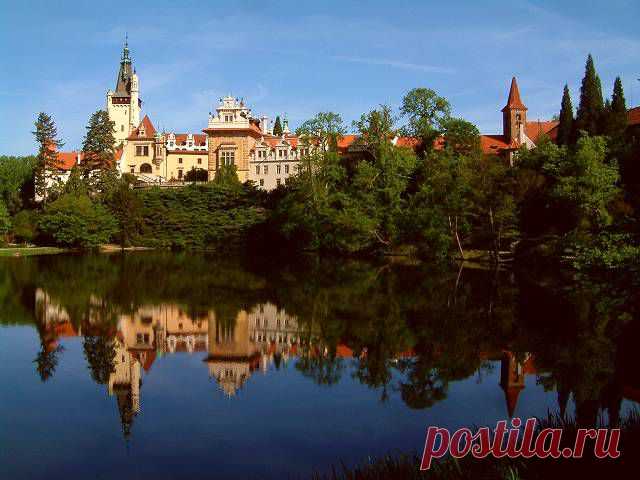 РОМАНТИЧЕСКИЙ ЗАМОК И ПАРК В ПРУГОНИЦЕ. ЧЕХИЯ