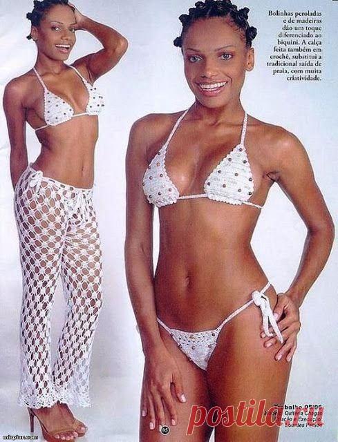 Uncinetto d'oro: Costume da bagnio e pantaloni!