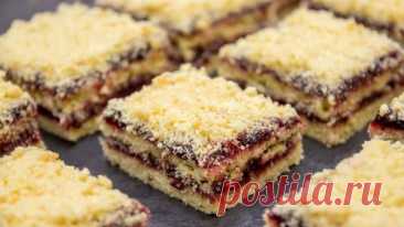 Нежнейшее песочное пирожное из детства! Невероятная вкуснятина к чаю!
Хочу поделиться с вами рецептом песочных пирожных с джемом. Раньше...