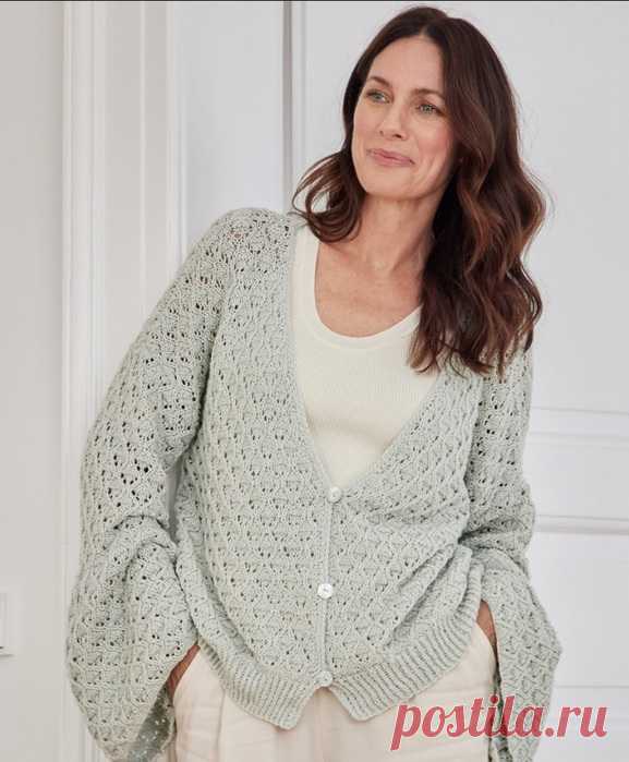 Кофта с объемными рукавами от Alta Moda Cotolana — HandMade