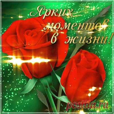 Ярких моментов в жизни.