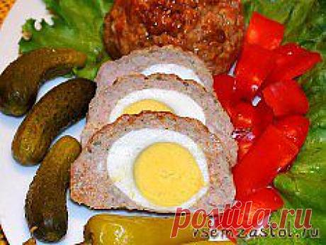 Зразы (яйца в гнездышке из фарша) » Всем За Стол!