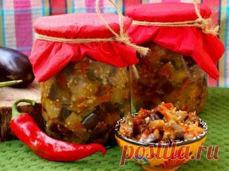 Салат из баклажанов с помидорами на зиму – 10 вкусных рецептов