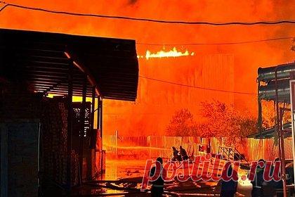 Крупный пожар на производстве в Подмосковье попал на видео. В подмосковном Волоколамске в цехе по производству деревянных паллет произошел крупный пожар. «Горит одноэтажный цех по производству деревянных паллет. Предварительная площадь пожара — 6000 квадратных метров», — сообщили в МЧС. В прокуратуре назвали причиной пожара короткое замыкание.