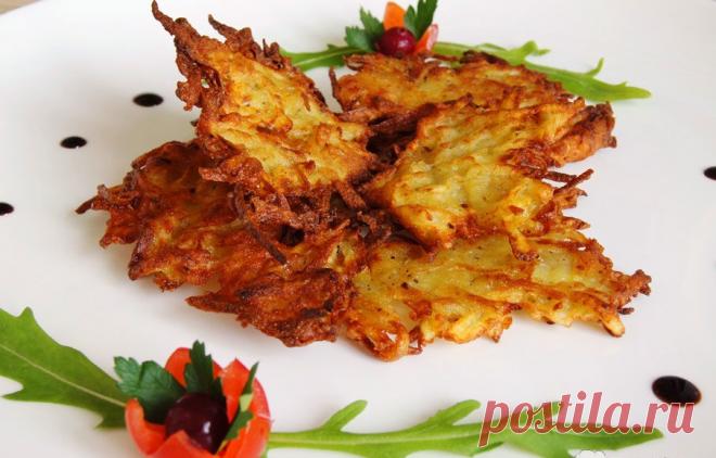 Драники картофельные на крупной терке рецепт, фото и видео.