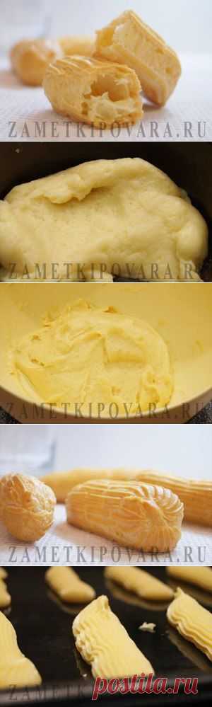 Заварное тесто для эклеров