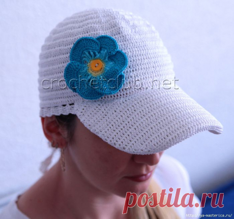 Модная кепка крючком... Готовимся к весне!.