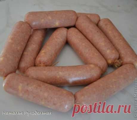 Сардельки домашние с сыром