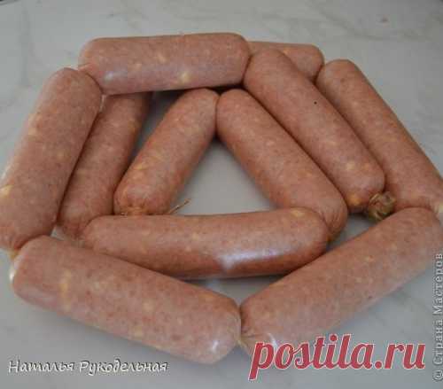 Сардельки домашние с сыром