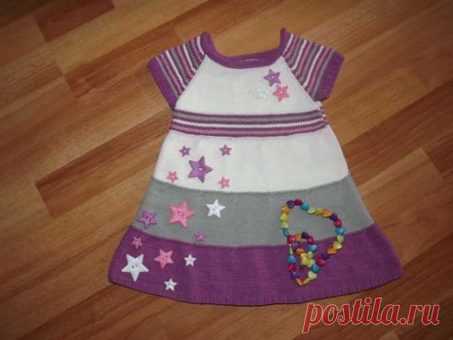 Вязание девочкам спицами: платья, туники, сарафаны | Записи в рубрике Вязание девочкам спицами: платья, туники, сарафаны | Мир моих многочисленных увлечений!!!!!!!!!!!