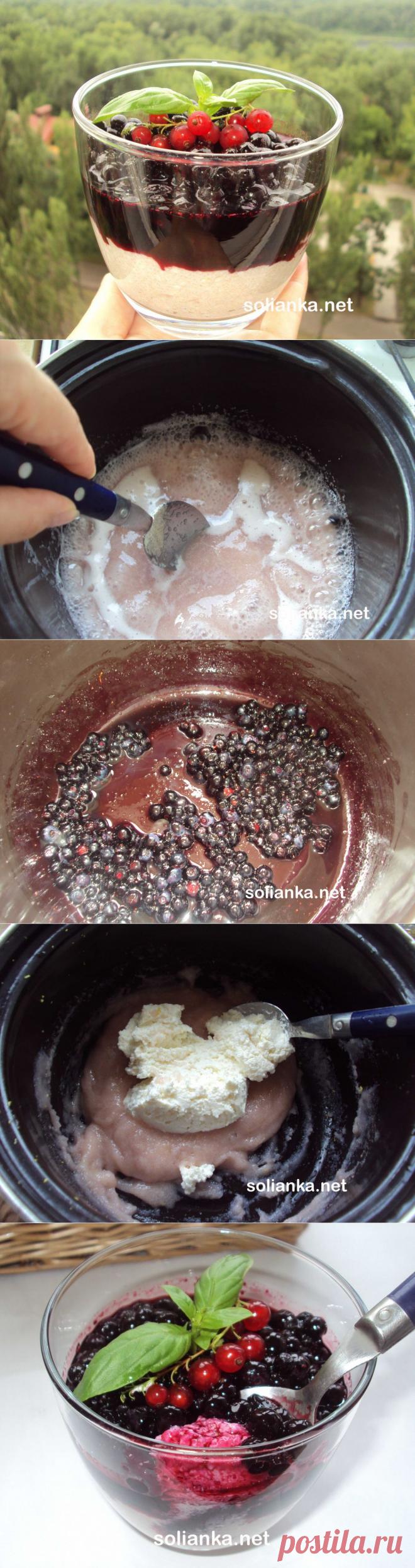 Полезный завтрак манно-творож. крем