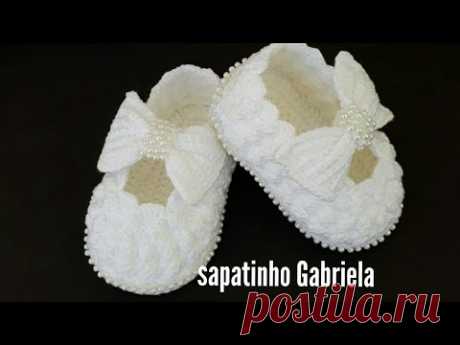 Sapatinho Gabriela - tamanho 10cm