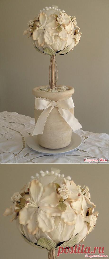 Топиарий в стиле винтаж + МК: Дневник группы "Топиарий или дерево счастья." - Страна Мам