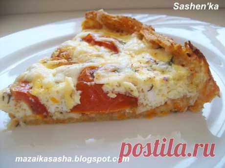 Простой и вкусный овощной киш без теста - Это просто неописуемо вкусно!!!