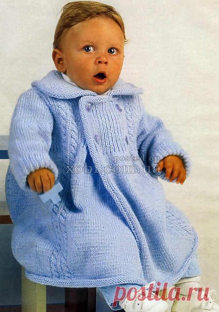 Детские пальто и курточки вязаные крючком и спицами » Страница 4