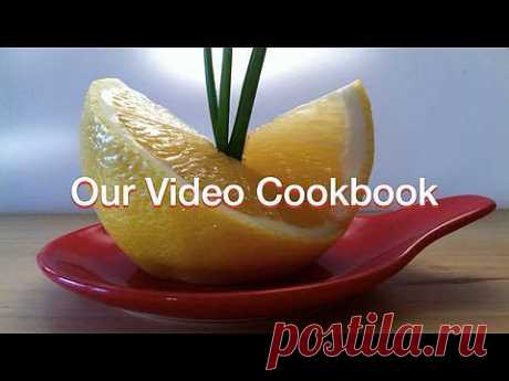 ▶ Lemon - Decoration | Technique #53 | Our Video Cookbook - YouTube НАРЕЗКА ЛИМОНА