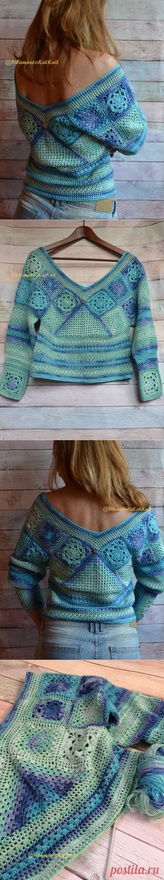 Crochet Summer Lace Top open cold shoulder with sleeve Boho | Etsy