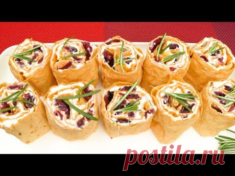 Два быстрых рецепта вкуснейшей закуски из лаваша | Two quick recipe of delicious lavash snack