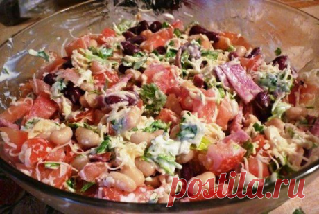 Салат «Обжорка» | ГОТОВИМ ВКУСНО И ПО-ДОМАШНЕМУ