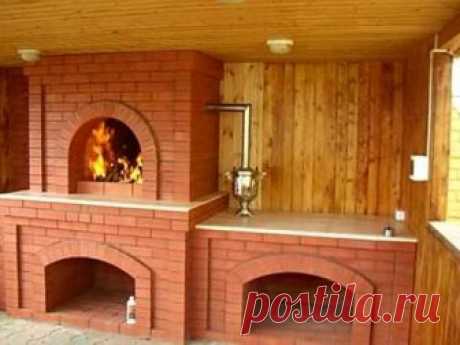 Барбекю в беседке   kamin pechka