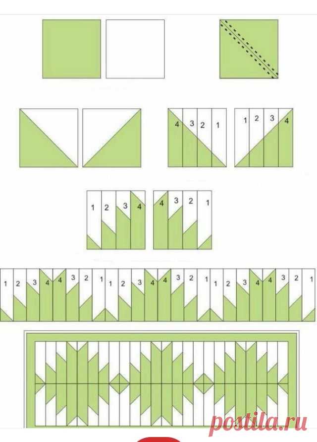 Пин на доске Blocos em Patchwork