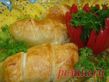 Куриное филе в слойке