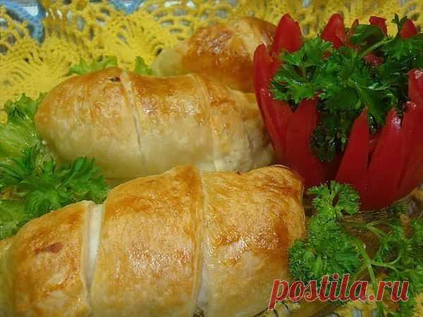 Куриное филе в слойке