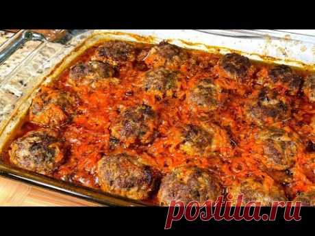 Как приготовить вкусные тефтели из фарша. Ужин за полчаса на всю семью. Тефтели с рисом и подливкой.