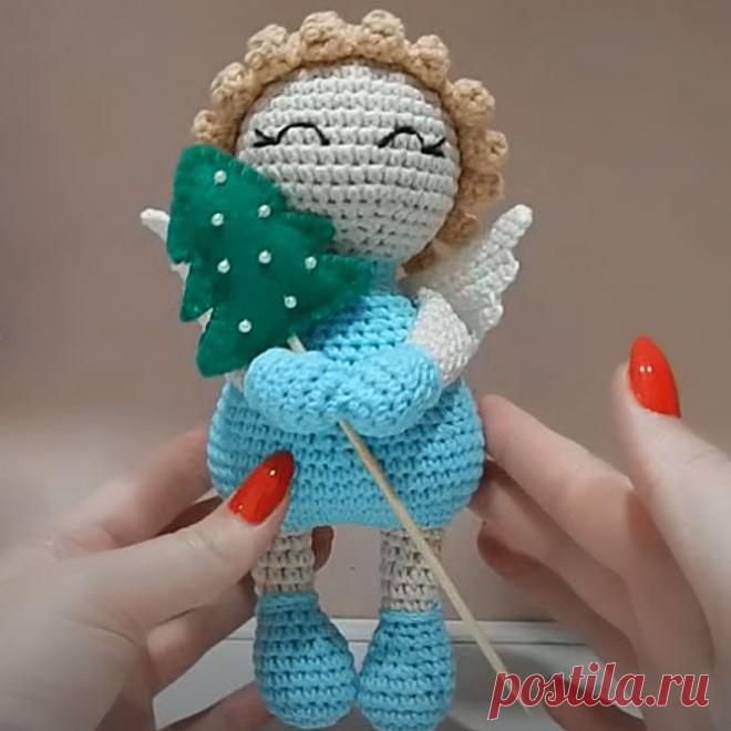 Рождественский ангел крючком. Мастер-класс | Креаликум