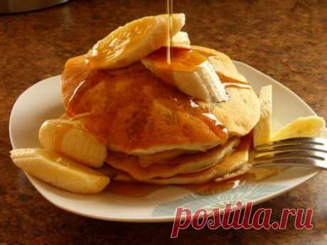 Тонкие банановые панкейки без масла рецепт с фото пошагово - 1000.menu