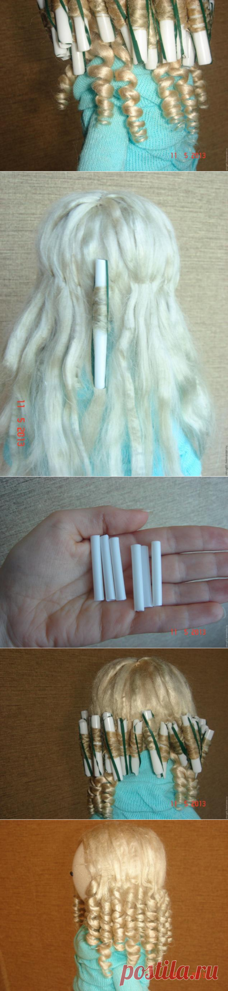 Как просто сделать прическу кукле - Ярмарка Мастеров - ручная работа, handmade