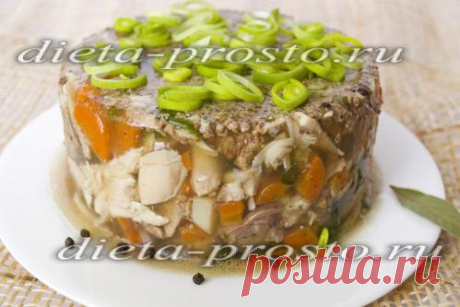 Зельц из курицы