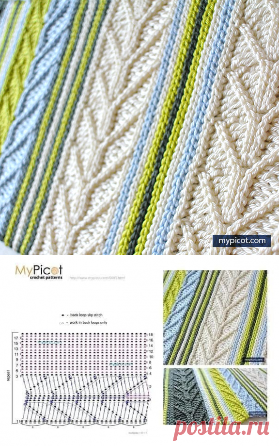 Узор крючком от MyPicot