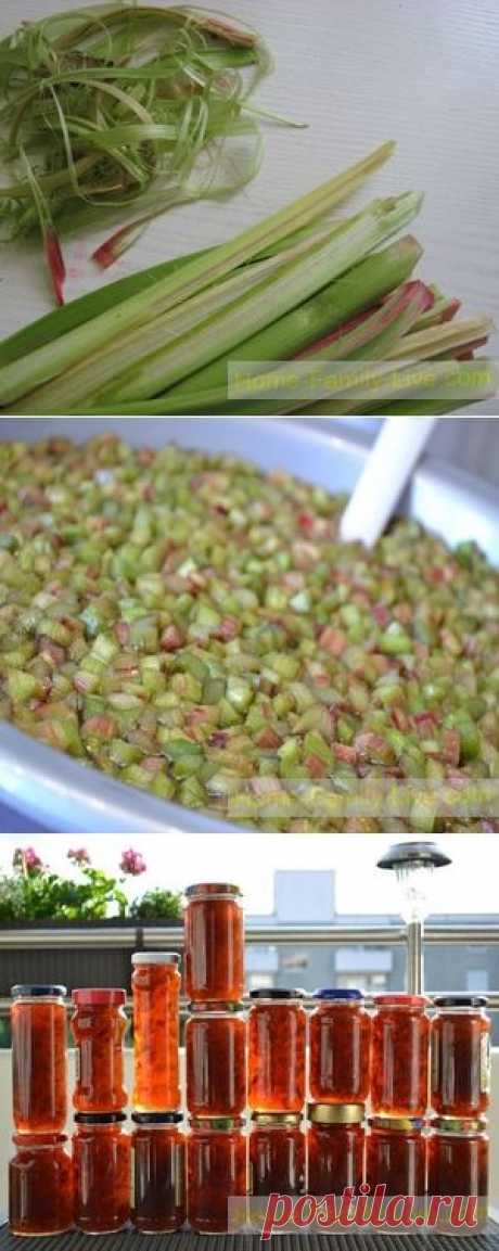 Варенье из ревеня