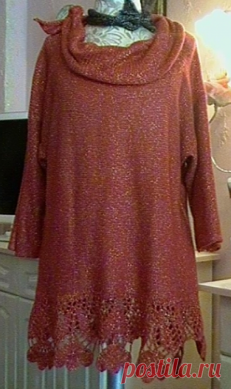 Туника. Машинное вязание...