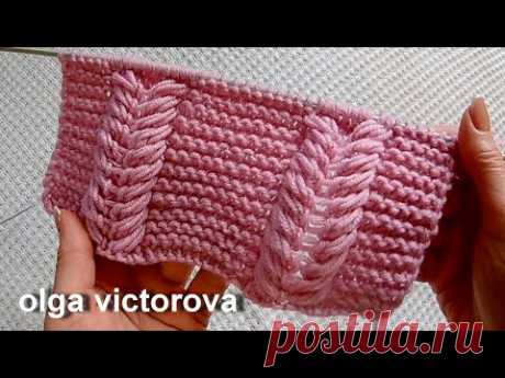 Три очаровательные косички по одной схеме 571 #Узорыспицами